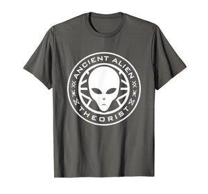 Ancient Alien Theorist Alien Head Conspiracy T Shirt