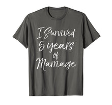 Load image into Gallery viewer, I Survived 5 Years of Marriage Shirt 5th Wedding Anniversary
