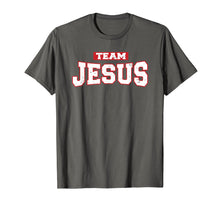 Load image into Gallery viewer, Team Jesus Weathered And Distressed Christian T-Shirt
