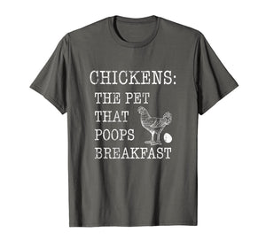 Farming Chicken Poop T-Shirt | Funny Saying Sarcastic Tee