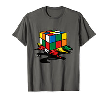 Load image into Gallery viewer, Melting Rubik Cube Shirt | Cool Online Rubik Solver Tee Gift
