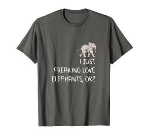 Love Baby Elephant Shirt  Funny Cute Animal Gift