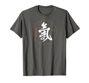 Aikido T-shirt, Reiki T-shirt, Energy / Ki Kanji Calligraphy