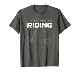 I'd Rather Be Riding MTB Shirt -Vintage Mountain Bike Shirt