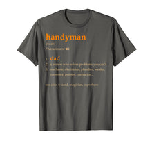 Load image into Gallery viewer, Handyman Dad Definition Funny Gift For Fathers Day T-Shirt
