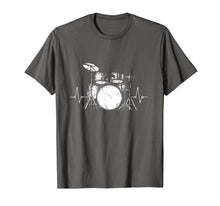 Load image into Gallery viewer, Drum Heartbeat Lifeline Music Lover Gift For Drummer T-Shirt
