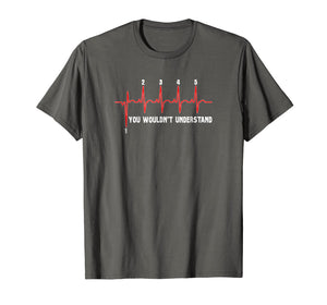 Motorcycle Shirt - Heartbeat Motorcycle Shirt - 1 Down 5 up