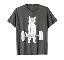 Load image into Gallery viewer, Cat Deadlift Powerlifting T-Shirt
