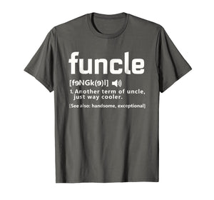 Mens Funcle Definition T-shirt Proud Gift For Uncle
