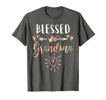 Load image into Gallery viewer, Blessed Grandma T-Shirt with floral, heart Mother&#39;s Day Gift
