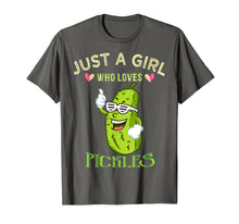 Load image into Gallery viewer, Just A Girl Who Loves Pickles T-Shirt Gift For Women
