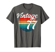 Load image into Gallery viewer, 1977 Retro Vintage 42th Birthday Gift T Shirt
