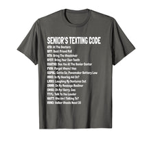 Load image into Gallery viewer, Funny Senior Citizen&#39;s Texting Code T Shirt Gift
