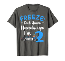 Load image into Gallery viewer, Freeze! Put Your Hands Up! I'm 2 Shirt Birthday Boy Gift
