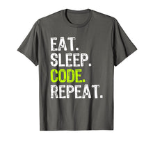 Load image into Gallery viewer, Eat Sleep Code Repeat Coding Gift T-Shirt

