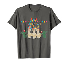 Load image into Gallery viewer, Llama Cinco De Mayo May 5th Party T-Shirt
