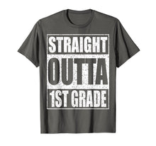 Load image into Gallery viewer, Straight Outta 1st Grade T-Shirt Funny 2019 Graduation Shirt
