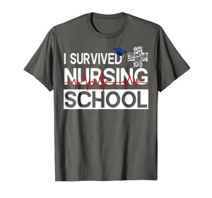 I Survived Nursing School T-Shirt Class of 2019 Graduation