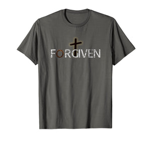 Forgiven in Christ - Prayer Warrior Christian T-Shirt