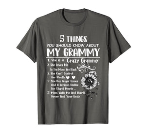 5 things you should know about my grammy T-shirt