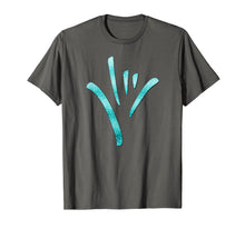 Load image into Gallery viewer, American Sign Language I love you T shirt - turquoise
