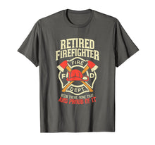 Load image into Gallery viewer, Mens Heroic Retired Firefighter T Shirt Fireman Gift Idea
