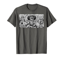 Load image into Gallery viewer, Skeleton Sombrero Mexico Day Of The Dead Dia De Los Muertos  T-Shirt
