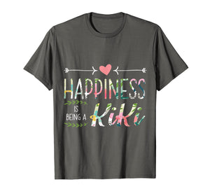 Happiness is being a kiki dad gift Flower T shirt