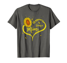 Load image into Gallery viewer, Happiness is Being a Mimi Shirt Sunflower Grandma Gift Tees

