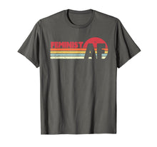 Load image into Gallery viewer, Feminist AF T Shirt. Retro, Vintage 70's Feminism Shirt.
