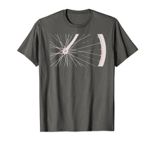 Load image into Gallery viewer, Bike Wheel Close Up of Radial Spokes T-shirt
