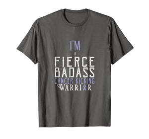 I Am a Fierce Badass Cancer Kicking Warrior Tee Shirt