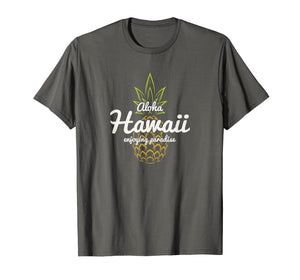 Hawaii Enjoying Paradise Pineapple T Shirt Men Women Gift