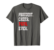 Load image into Gallery viewer, Custom Cheer Papa TShirt, Best Papa Ever Gift
