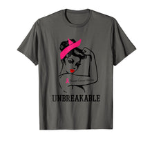 Load image into Gallery viewer, Breast Cancer Warrior unbreakable t-shirt
