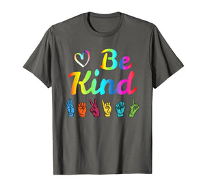 Be Kind Love ASL Sign Language Nonverbal Teacher Student