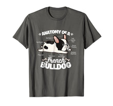 Load image into Gallery viewer, French Bulldog Graphic T Shirt Anatomy Of A French Bulldog
