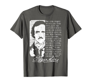 Edgar Allan Poe Raven Shirt Unique Literature Gift