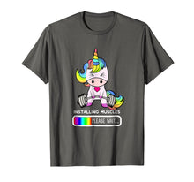 Load image into Gallery viewer, Unicorn Gym Installing Muscles Unicorn Weightlifting Shirt

