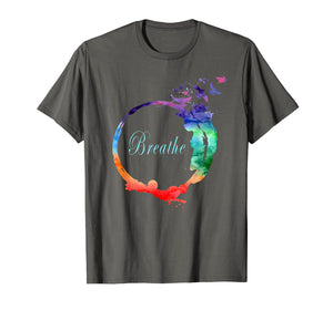 Breathe Shirt Cool Heavenly Breath Nature Yoga Tee Gift