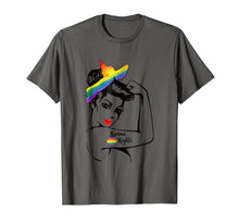 Load image into Gallery viewer, Lady Human rights LGBT Shirt, Rainbow Pride
