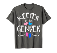 Load image into Gallery viewer, Keeper of Gender Reveal Baby Announcement Party Idea T-Shirt
