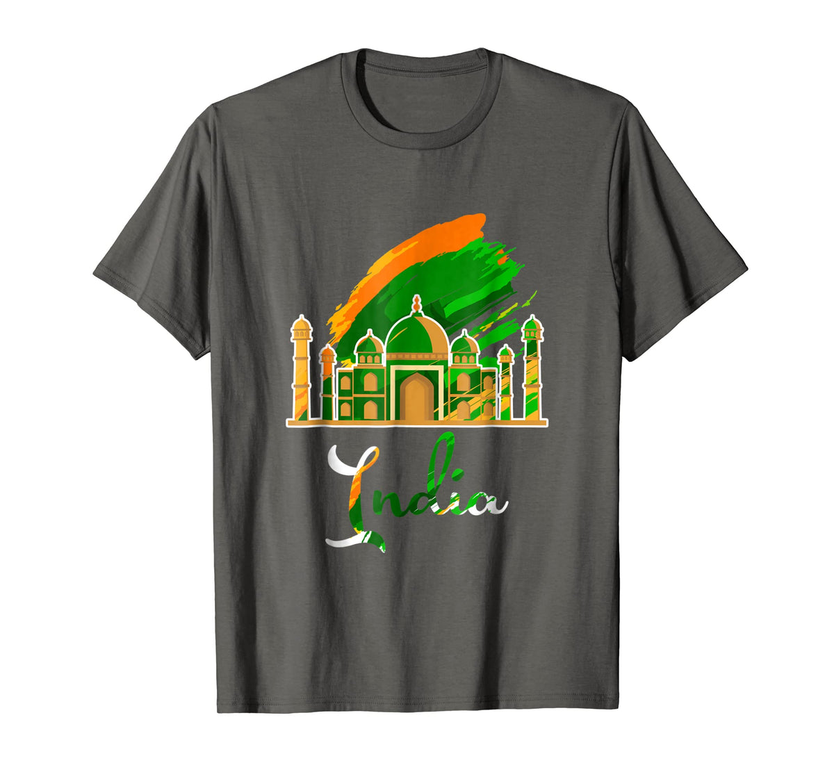 Taj Mahal Vintage India Souvenir T-Shirt Indian Flag New Zealand ...