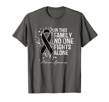 Load image into Gallery viewer, In This Family No One Fights Alone Shirt Melanoma Awareness
