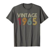 Load image into Gallery viewer, Happy 54th Birthday Vintage 1965 T-Shirt 54th years old
