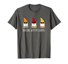 Load image into Gallery viewer, Hanging With My Gnomies Shirt Funny Yard Gnome Garden Gift
