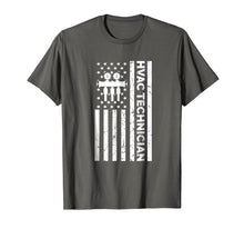 Load image into Gallery viewer, Hvac Tech Gift TShirt Flag
