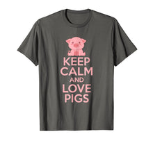 Load image into Gallery viewer, Keep Calm and Love Pigs T-Shirt
