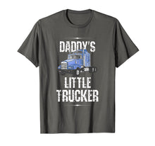 Load image into Gallery viewer, Kids Semi Truck Boys Gift Daddy&#39;s Little Trucker T-Shirt
