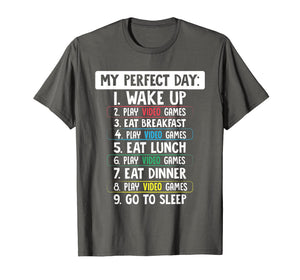 Funny Gamer TShirt Perfect Day Holiday Gift For Gaming Kids